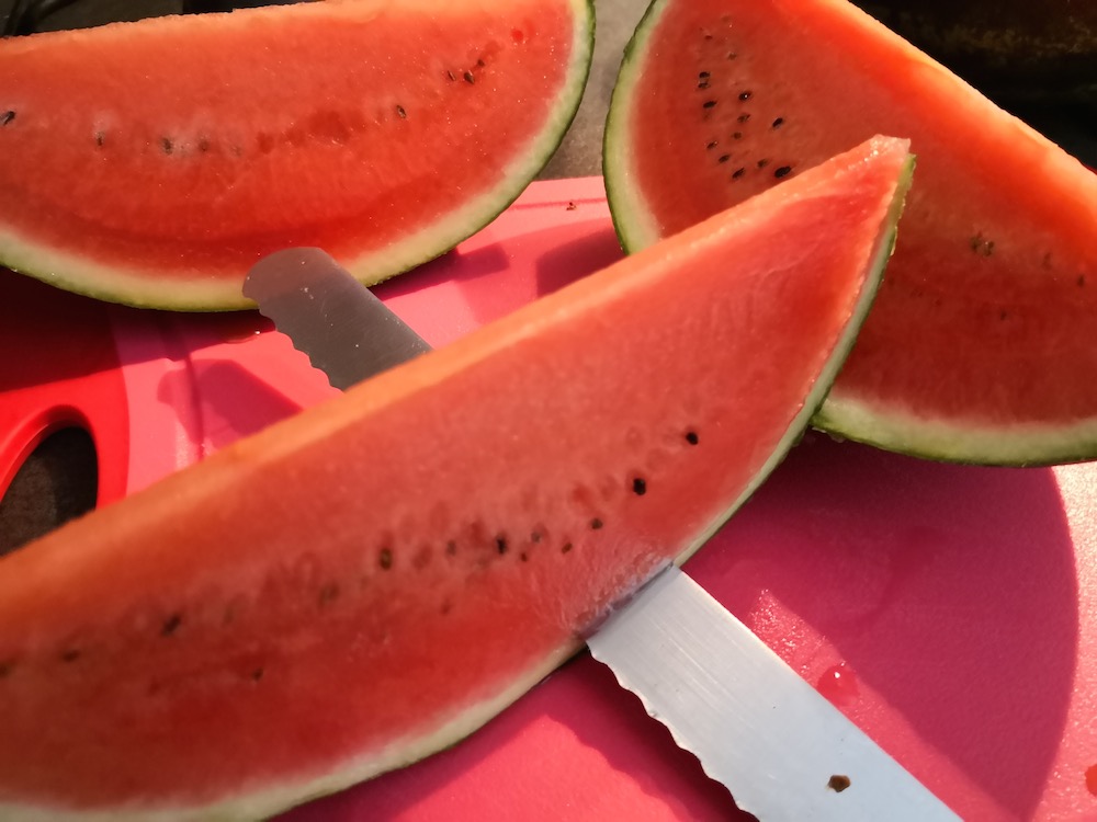 Melone-Feta-Nudelsalat