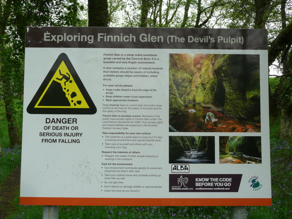 Schottland - Tag 3 - Finnich Glen
