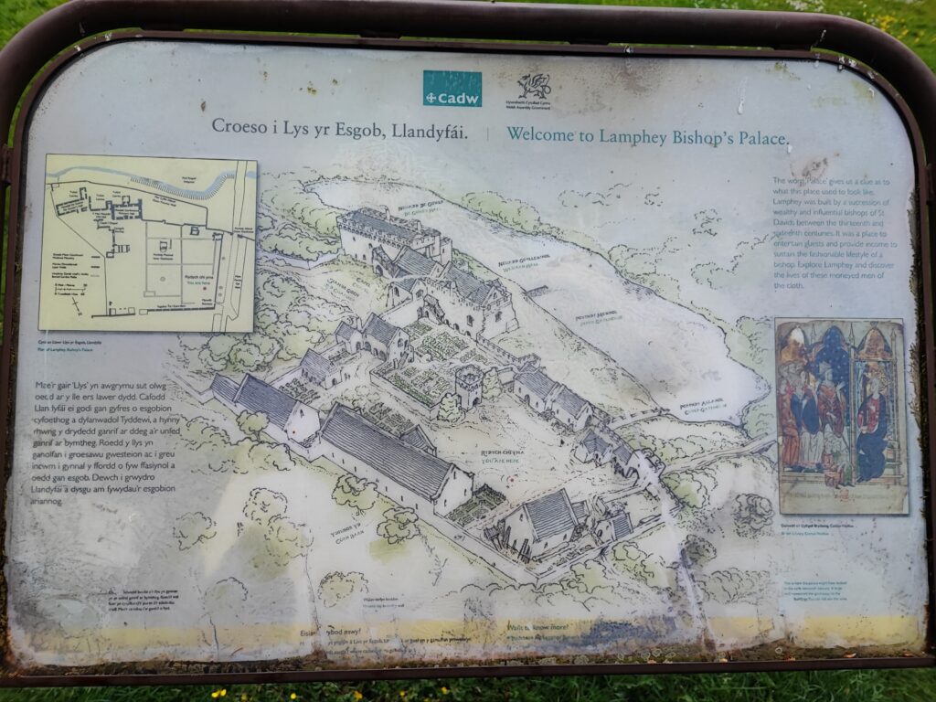 Wales Tag 9 – Lamphey Bishops Palace